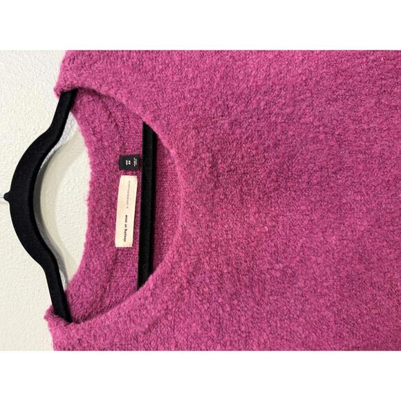 Anthropology Sleeping in Snow Lavina Pullover Sweater, Women's XS, Magenta - Picture 4 of 7
